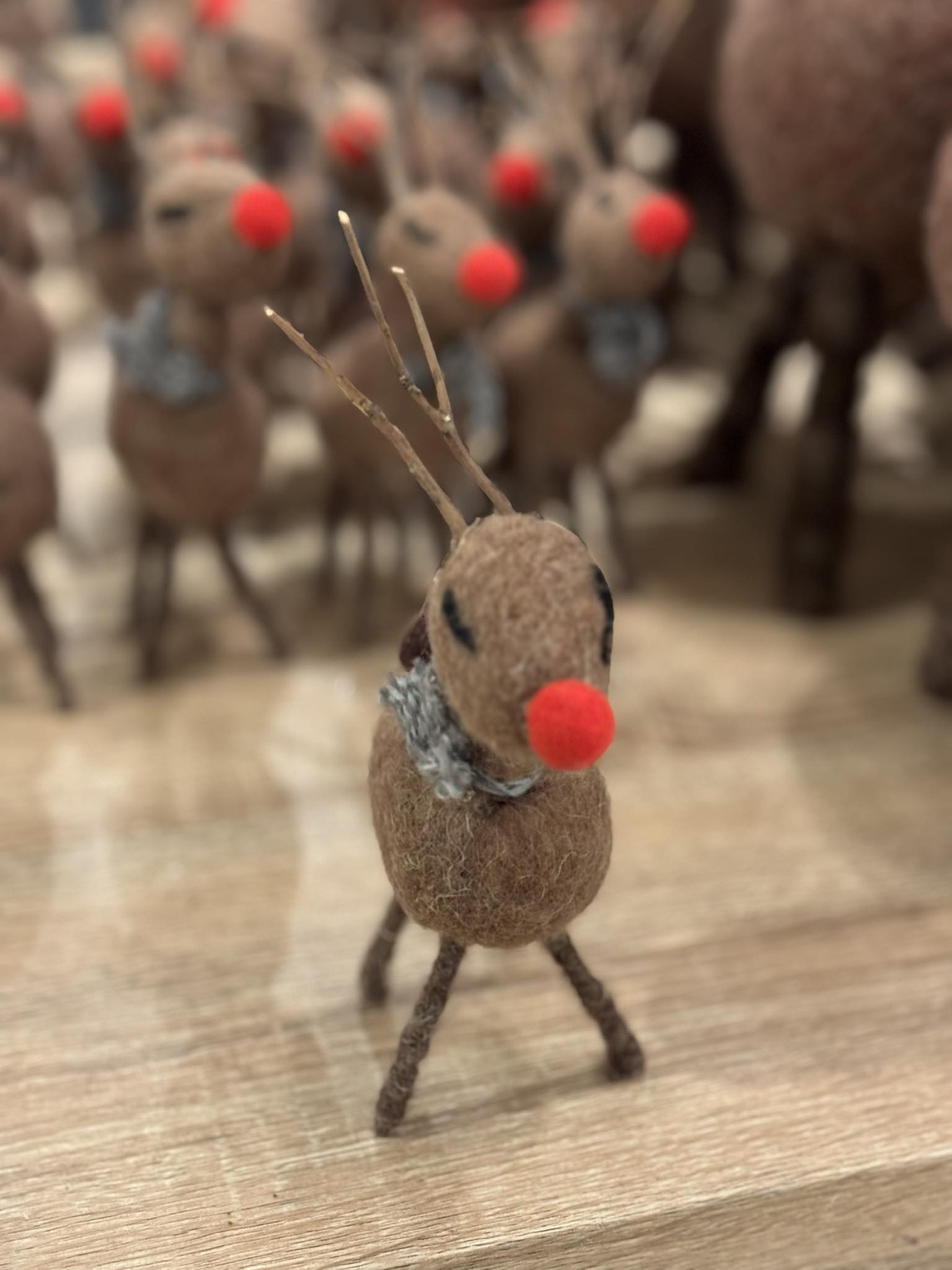 Felted Wool Deer Felted Wool Deer